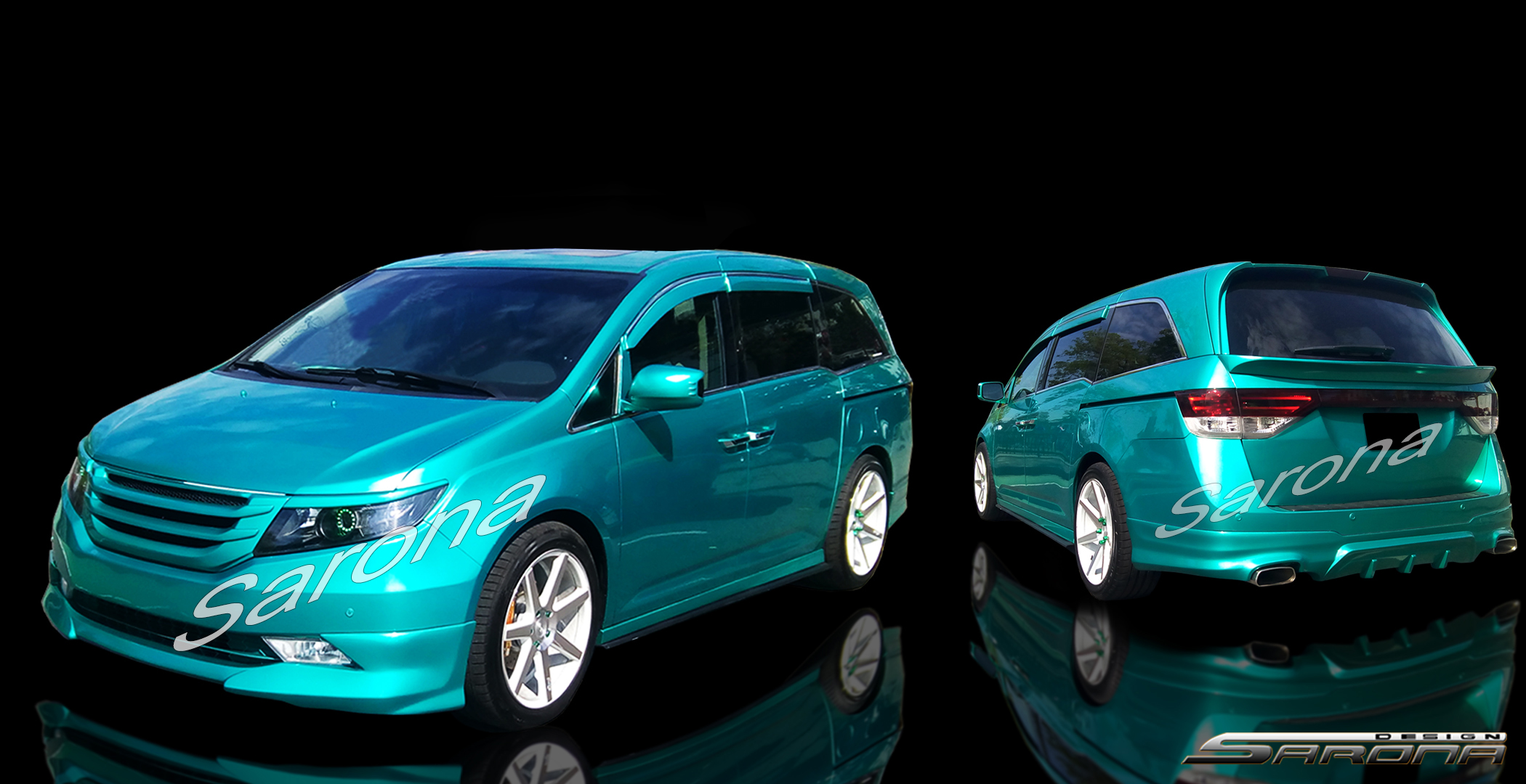 Custom Honda Odyssey  All Styles Body Kit (2011 - 2013) - $1450.00 (Part #HD-059-KT)